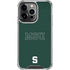 Michigan State University MSU Letters iPhone 16 Pro Clear Case