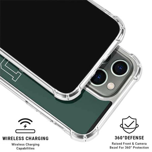Michigan State University MSU Letters iPhone 16 Pro Clear Case