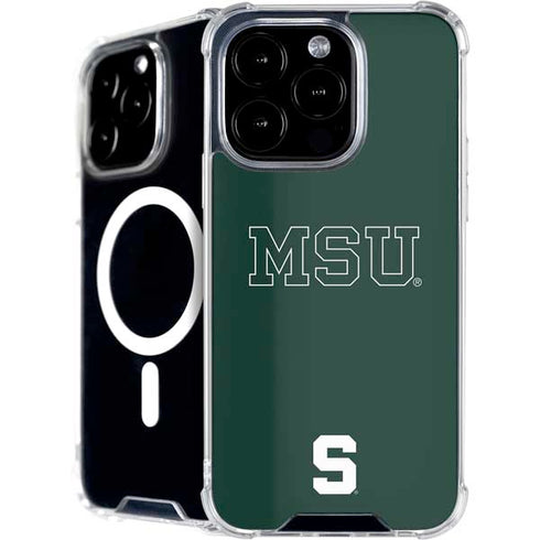 Michigan State University MSU Letters iPhone 16 Pro MagSafe Case