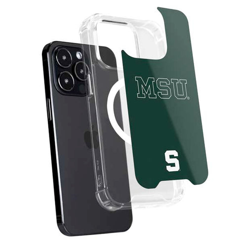 Michigan State University MSU Letters iPhone 16 Pro MagSafe Case