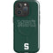 Michigan State University MSU Letters iPhone 16 Pro Magsafe Impact Case