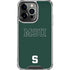 Michigan State University MSU Letters iPhone 16 Pro Max Clear Case