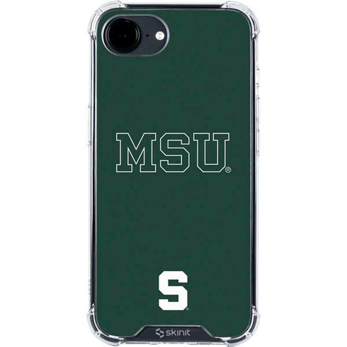 Michigan State University MSU Letters iPhone 16e Clear Case