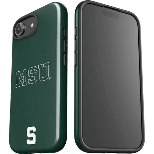 Michigan State University MSU Letters iPhone 16e Impact Case