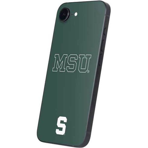Michigan State University MSU Letters iPhone 16e Skin
