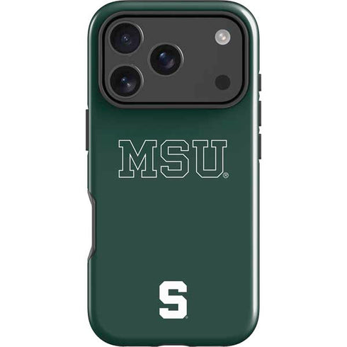 Michigan State University MSU Letters iPhone 18 Pro Impact Case