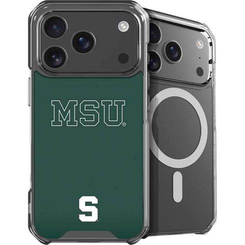 Michigan State University MSU Letters iPhone 18 Pro MagSafe Case