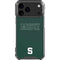Michigan State University MSU Letters iPhone 18 Pro Max Clear Case