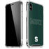 Michigan State University MSU Letters iPhone X/XS Clear Case
