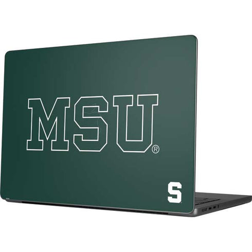 Michigan State University MSU Letters Apple MacBook Pro 14-inch Skin