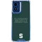 Michigan State University MSU Letters Moto G Play 4G (2024) Clear Case