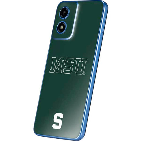 Michigan State University MSU Letters Moto G Play 4G (2024) Skin
