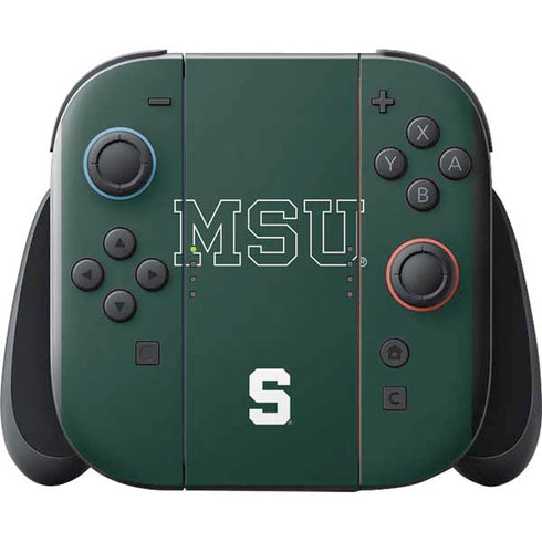 Michigan State University MSU Letters Nintendo Switch 2 (2025) with Joy-Con Skin