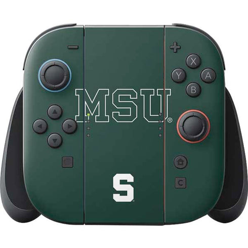 Michigan State University MSU Letters Nintendo Switch 2 (2025) Joy-Con Controller Skin