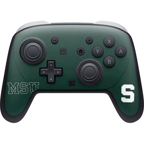 Michigan State University MSU Letters Nintendo Switch 2 (2025) Pro Controller Skin