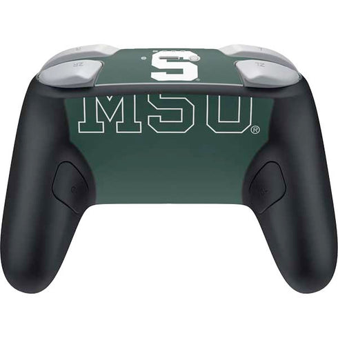 Michigan State University MSU Letters Nintendo Switch 2 (2025) Pro Controller Skin
