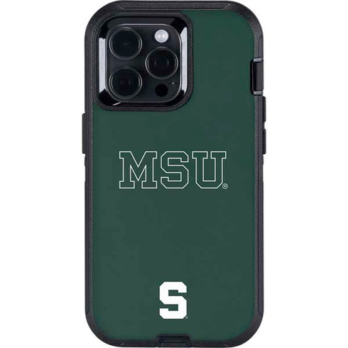 Michigan State University MSU Letters Otterbox Defender iPhone Skin
