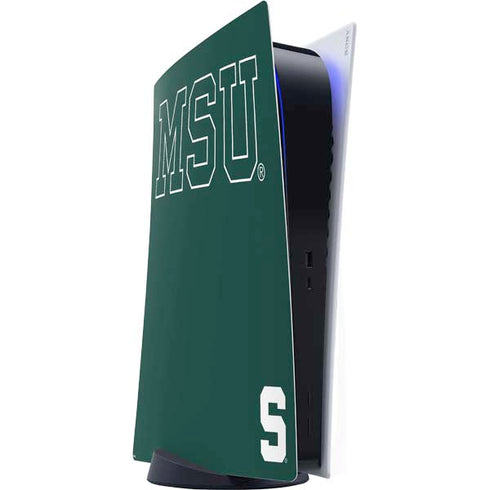 Michigan State University MSU Letters PlayStation PS5 Skins