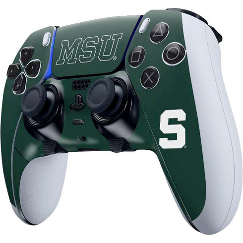 Michigan State University MSU Letters PS5 DualSense Edge Pro Controller Skin