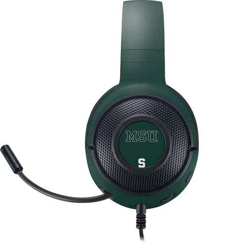 Michigan State University MSU Letters Razer Kraken X Skin