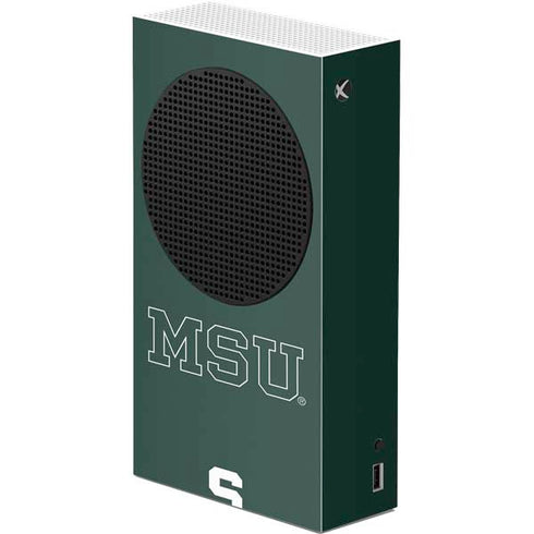 Michigan State University MSU Letters Xbox Series S Skins