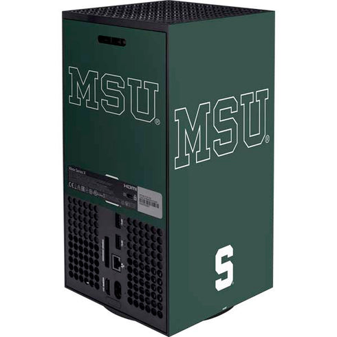 Michigan State University MSU Letters XBox Series X Digital Edition Bundle Skin