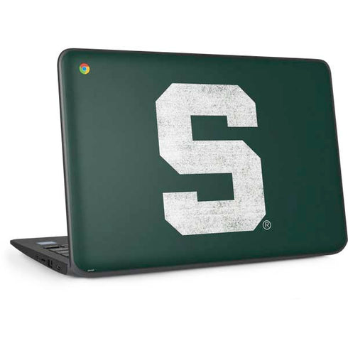 Michigan State University Spartans Away Grey S HP Chromebook Skin