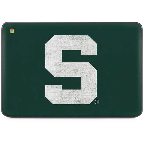Michigan State University Spartans Away Grey S HP Chromebook Skin
