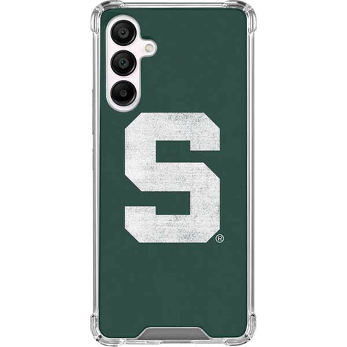 Michigan State University Spartans Away Grey S Galaxy A16 5G Clear Case