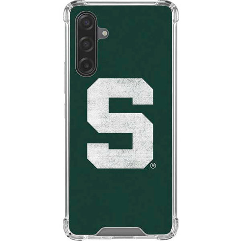 Michigan State University Spartans Away Grey S Galaxy A17 Clear Case