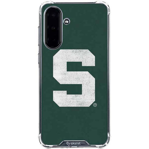 Michigan State University Spartans Away Grey S Galaxy A36 5G Clear Case