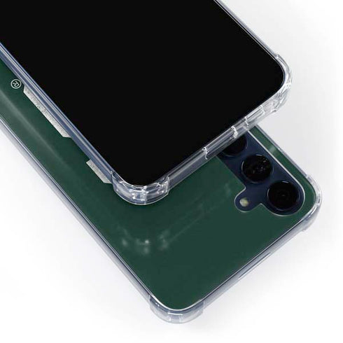 Michigan State University Spartans Away Grey S Galaxy A55 5G Clear Case