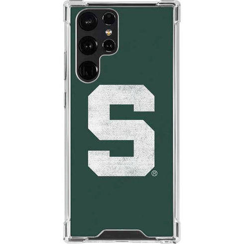 Michigan State University Spartans Away Grey S Galaxy S23 Ultra Clear Case