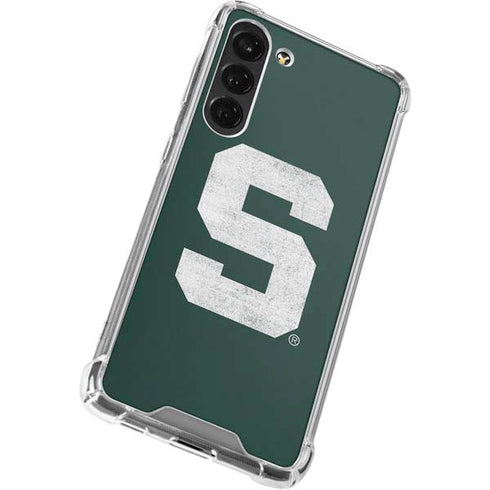 Michigan State University Spartans Away Grey S Galaxy S24 FE Clear Case