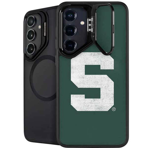Michigan State University Spartans Away Grey S Galaxy S24 FE Kickstand Case