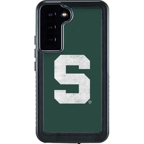 Michigan State University Spartans Away Grey S Galaxy S24 Plus Waterproof Case