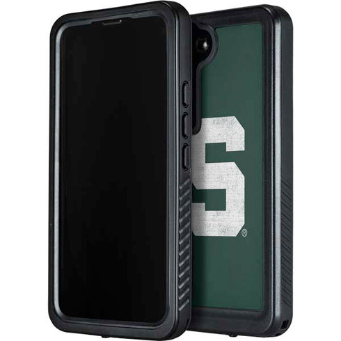 Michigan State University Spartans Away Grey S Galaxy S24 Plus Waterproof Case