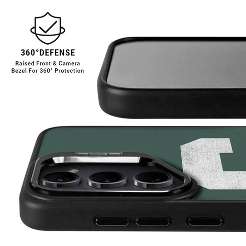 Michigan State University Spartans Away Grey S Galaxy S25 Ultra Kickstand Case
