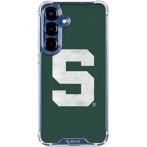 Michigan State University Spartans Away Grey S Galaxy S25 Clear Case