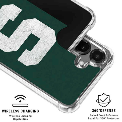 Michigan State University Spartans Away Grey S Galaxy S26 Clear Case