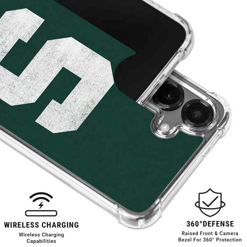 Michigan State University Spartans Away Grey S Galaxy S26 Plus Clear Case