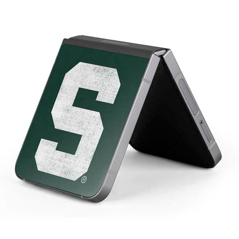 Michigan State University Spartans Away Grey S Galaxy Z Flip6 Skin