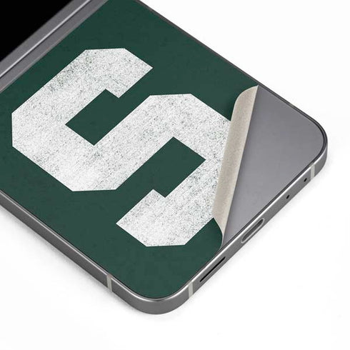 Michigan State University Spartans Away Grey S Galaxy Z Flip6 Skin