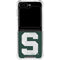 Michigan State University Spartans Away Grey S Galaxy Z Flip6 Clear Case
