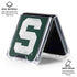 Michigan State University Spartans Away Grey S Galaxy Z Flip6 Clear Case