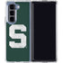 Michigan State University Spartans Away Grey S Galaxy Z Fold5 5G Clear Case