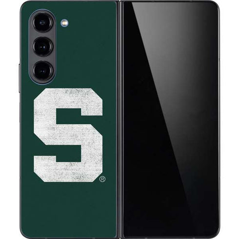 Michigan State University Spartans Away Grey S Galaxy Z Fold5 5G Skin