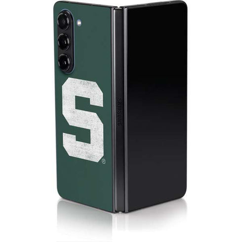 Michigan State University Spartans Away Grey S Galaxy Z Fold5 5G Skin