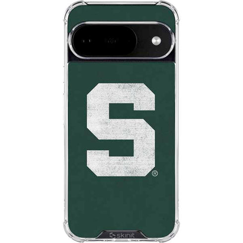Michigan State University Spartans Away Grey S Google Pixel 10 Clear Case