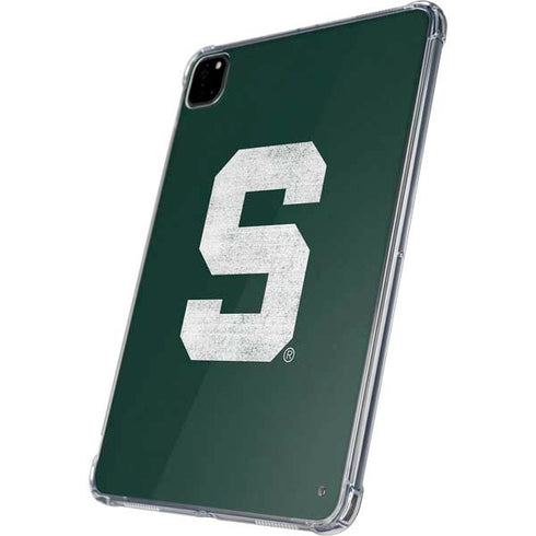 Michigan State University Spartans Away Grey S iPad Pro 11in (2024) Clear Case
